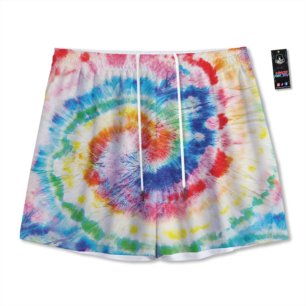 Tattersall Green Print Pattern Mesh Shorts