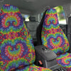 Tie Dye Colorful Abstract Print Pattern Car Seat Covers-grizzshop