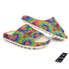 Tie Dye Colorful Abstract Print Pattern Sandals-grizzshop