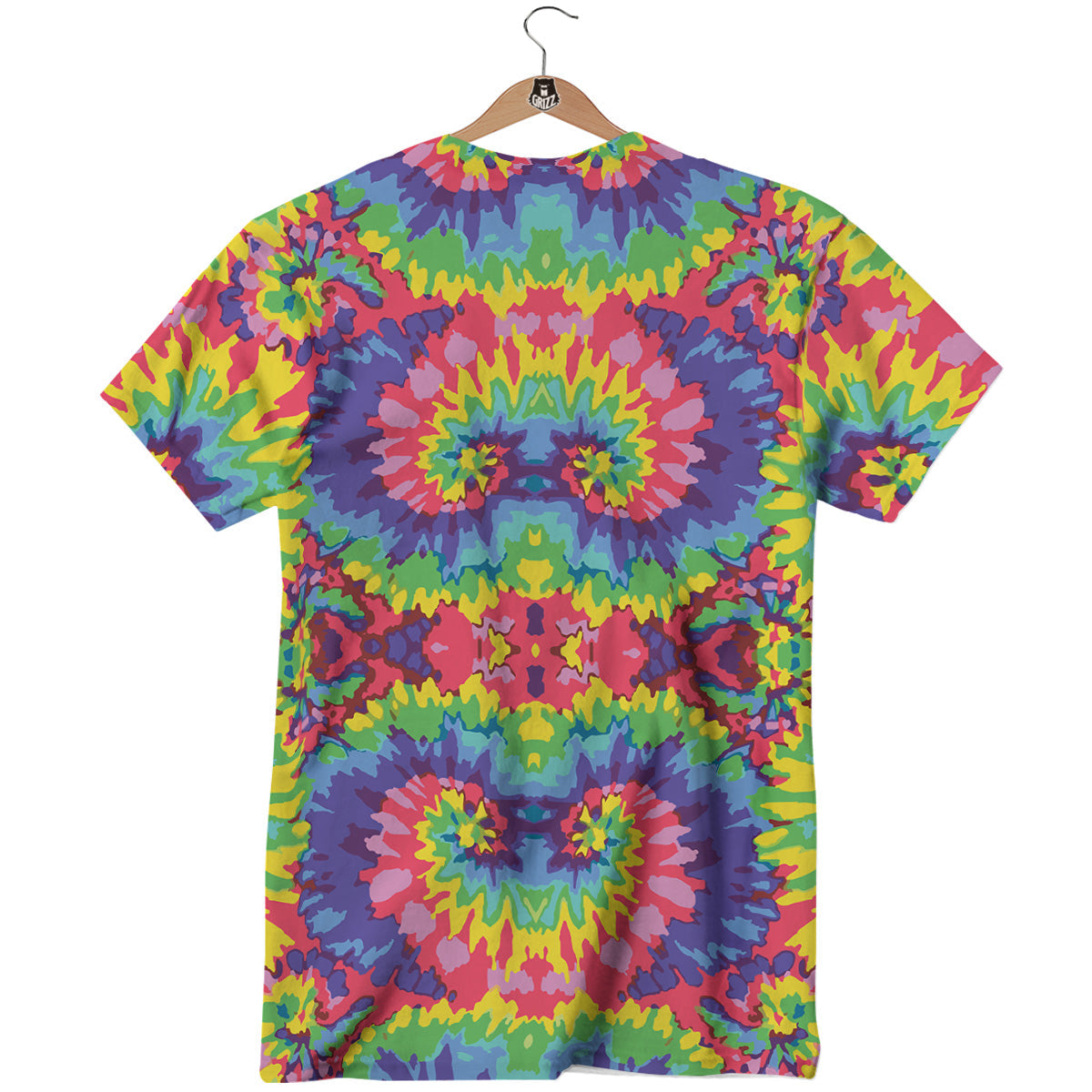 Tie Dye Colorful Abstract Print Pattern T-Shirt-grizzshop