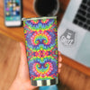 Tie Dye Colorful Abstract Print Pattern Tumbler-grizzshop