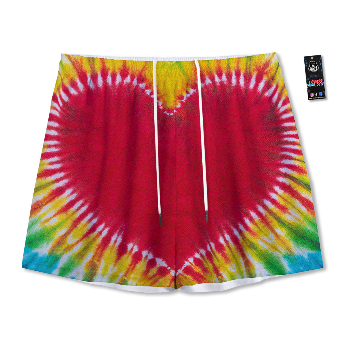 Taurus Cute Cartoon Print Pattern Mesh Shorts