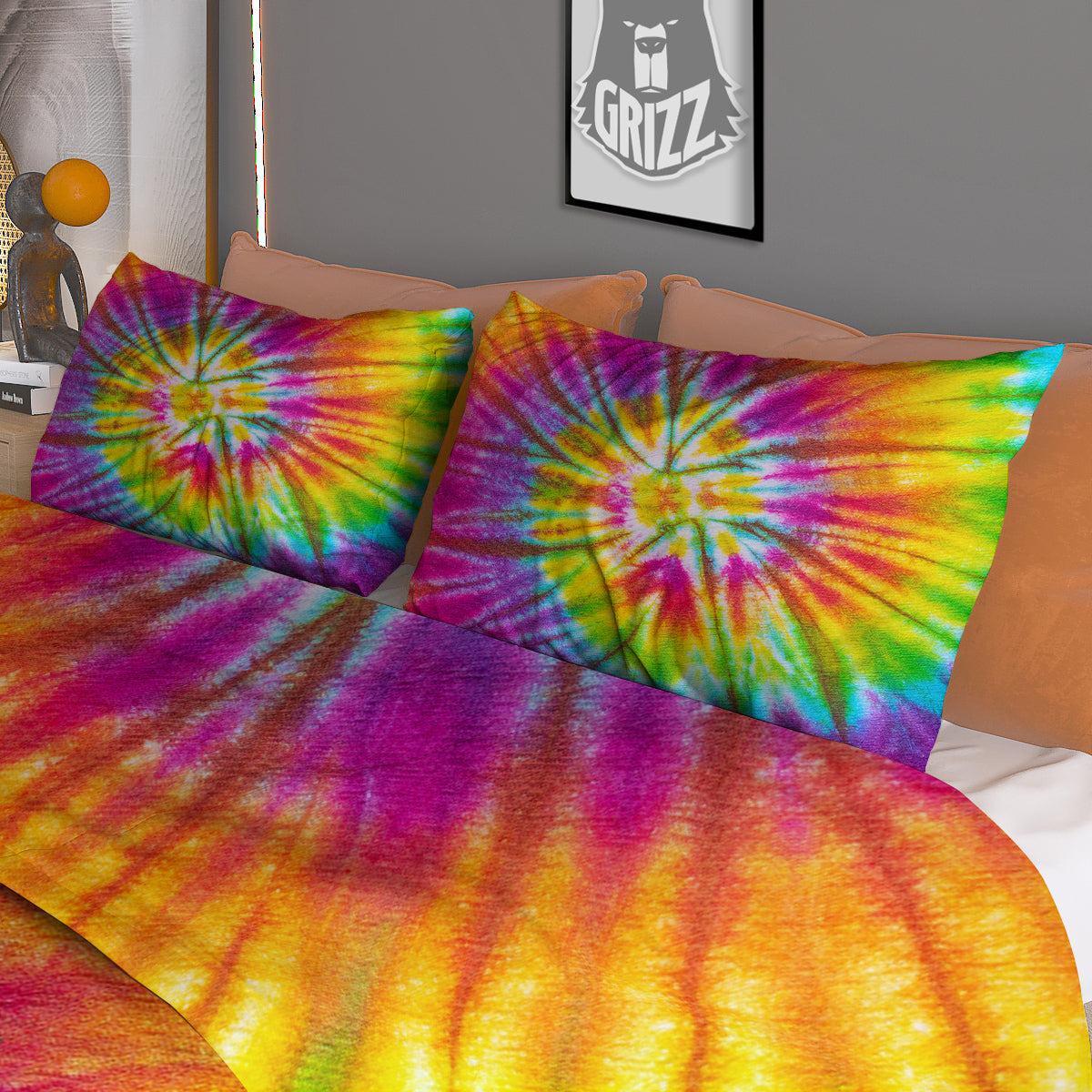 Taurus Sign Black And Gold Print Duvet Cover Bedding Set