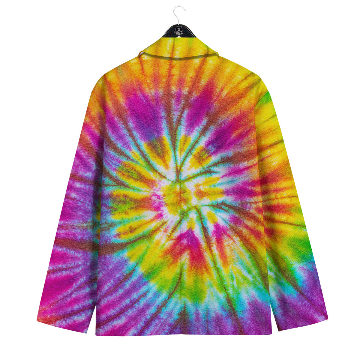 Tie Dye Colorful Hippie Print Men's Sport Coat-grizzshop