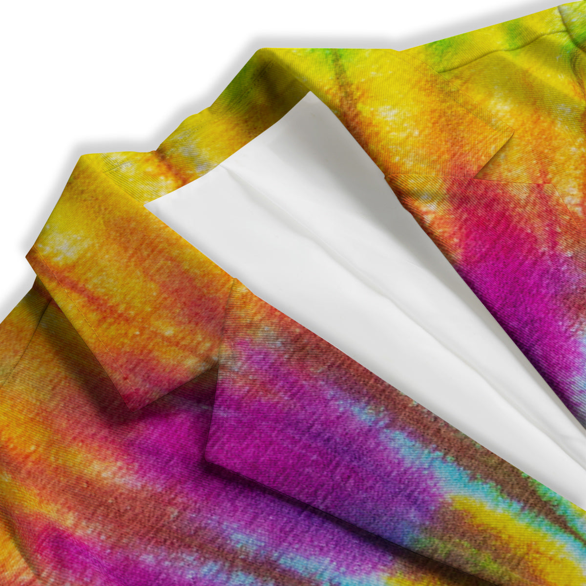 Tie Dye Colorful Hippie Print Women's Blazer-grizzshop