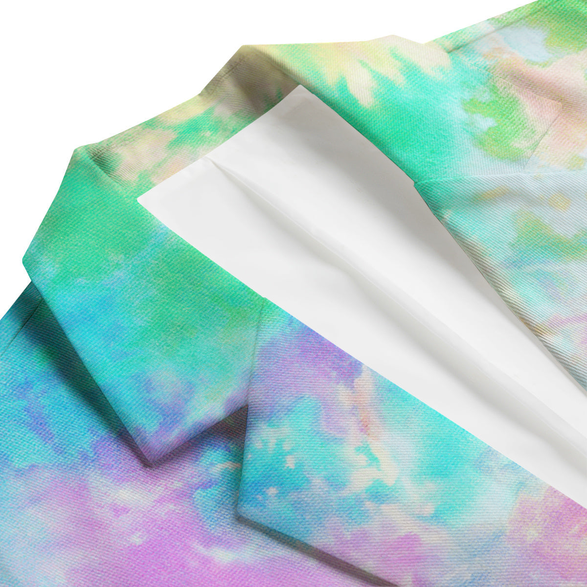 Tie Dye Colorful Print Men's Blazer-grizzshop