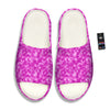 Tie Dye Hot Pink Print Pattern Sandals-grizzshop