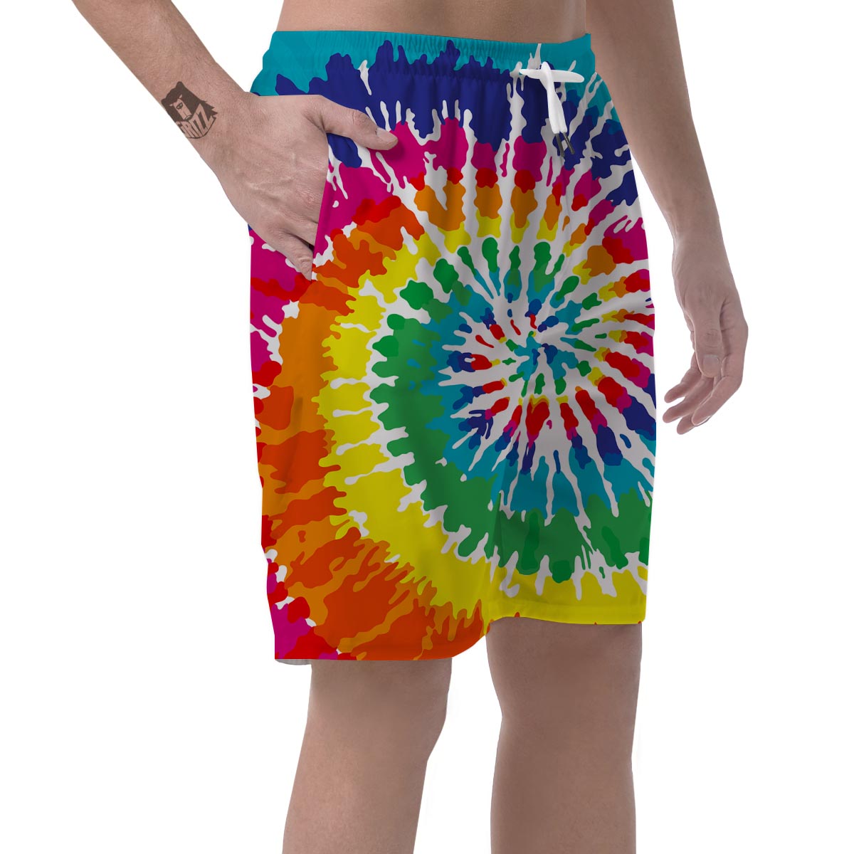 Tie Dye Men's Shorts-grizzshop