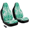 Tie Dye Mint Green Watercolor Print Car Seat Covers-grizzshop