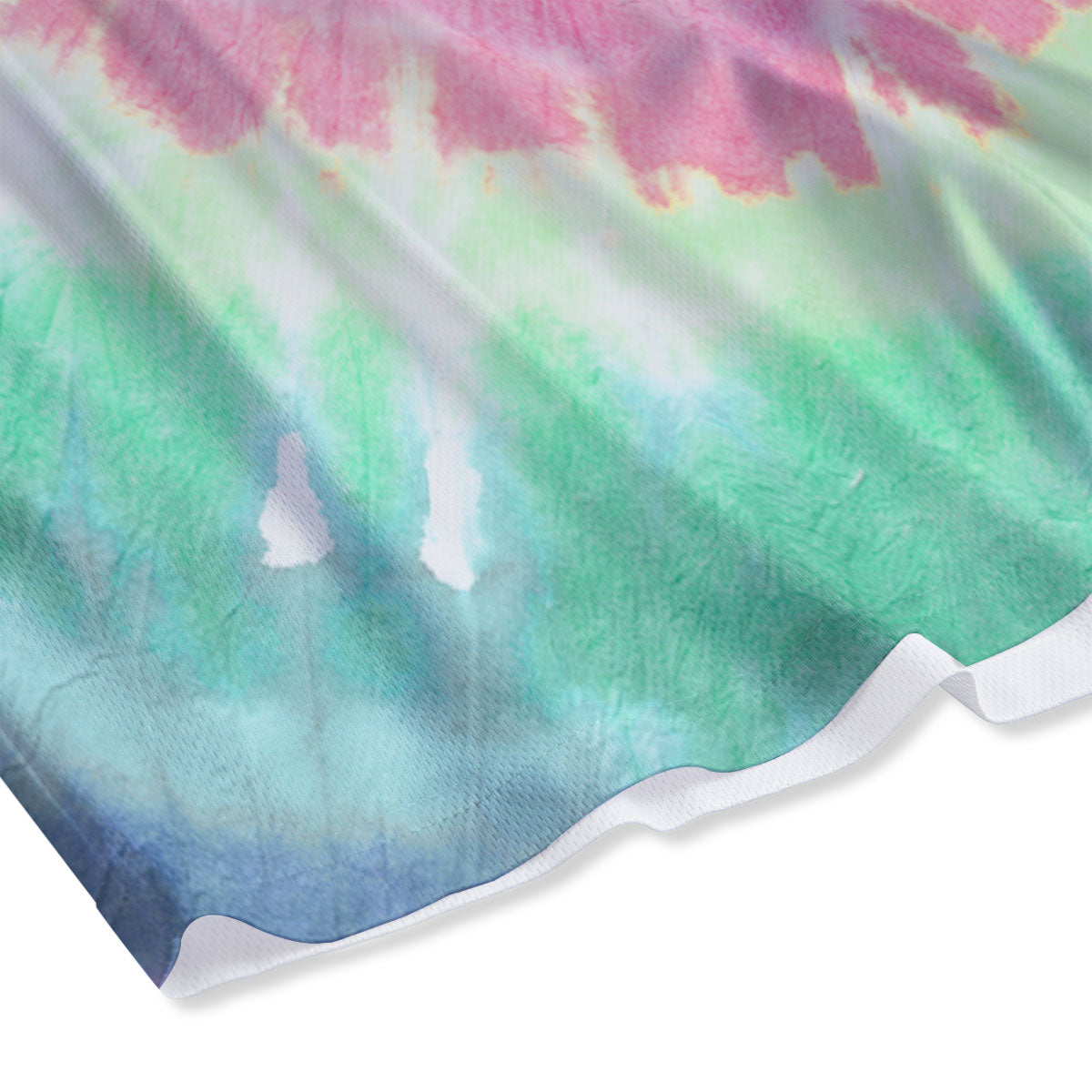 Tie Dye Pastel Print Mesh Shorts