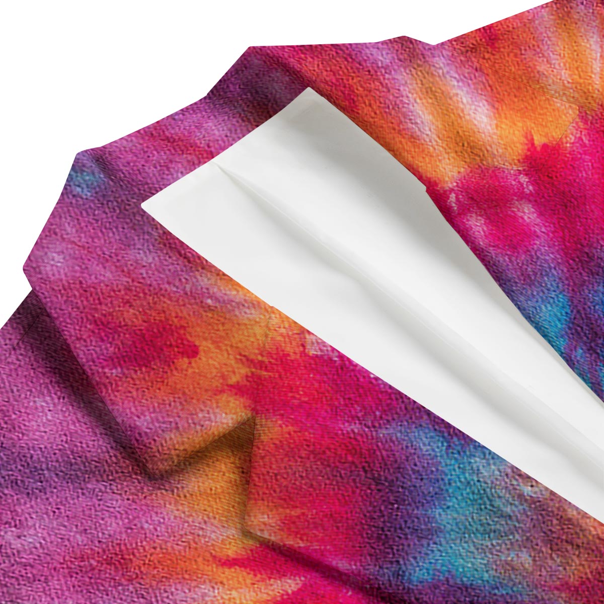 Tie Dye Pattern Print Men's Blazer-grizzshop