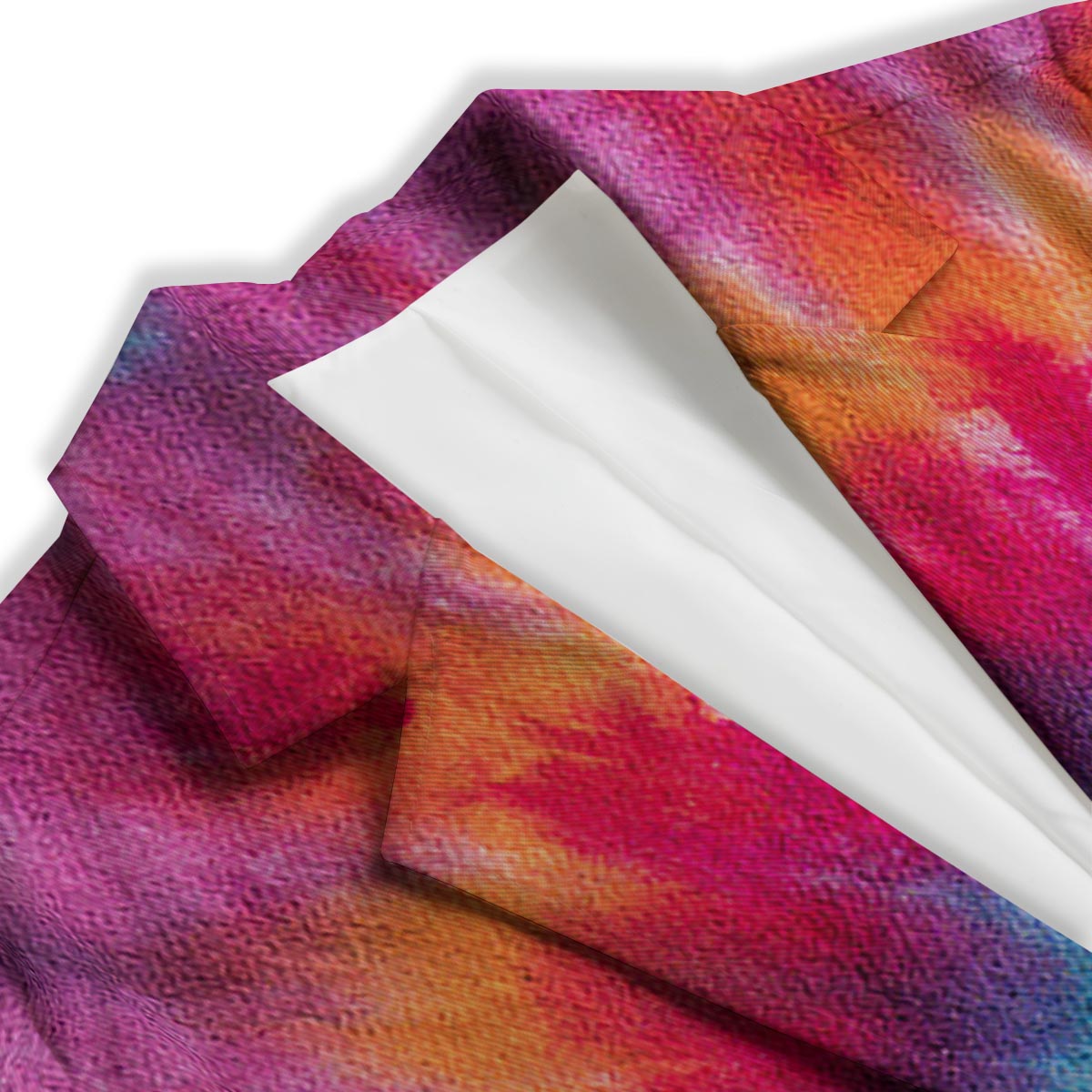 Tie Dye Pattern Print Women's Blazer-grizzshop