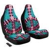 Tie Dye Peace Sign Print Car Seat Covers-grizzshop