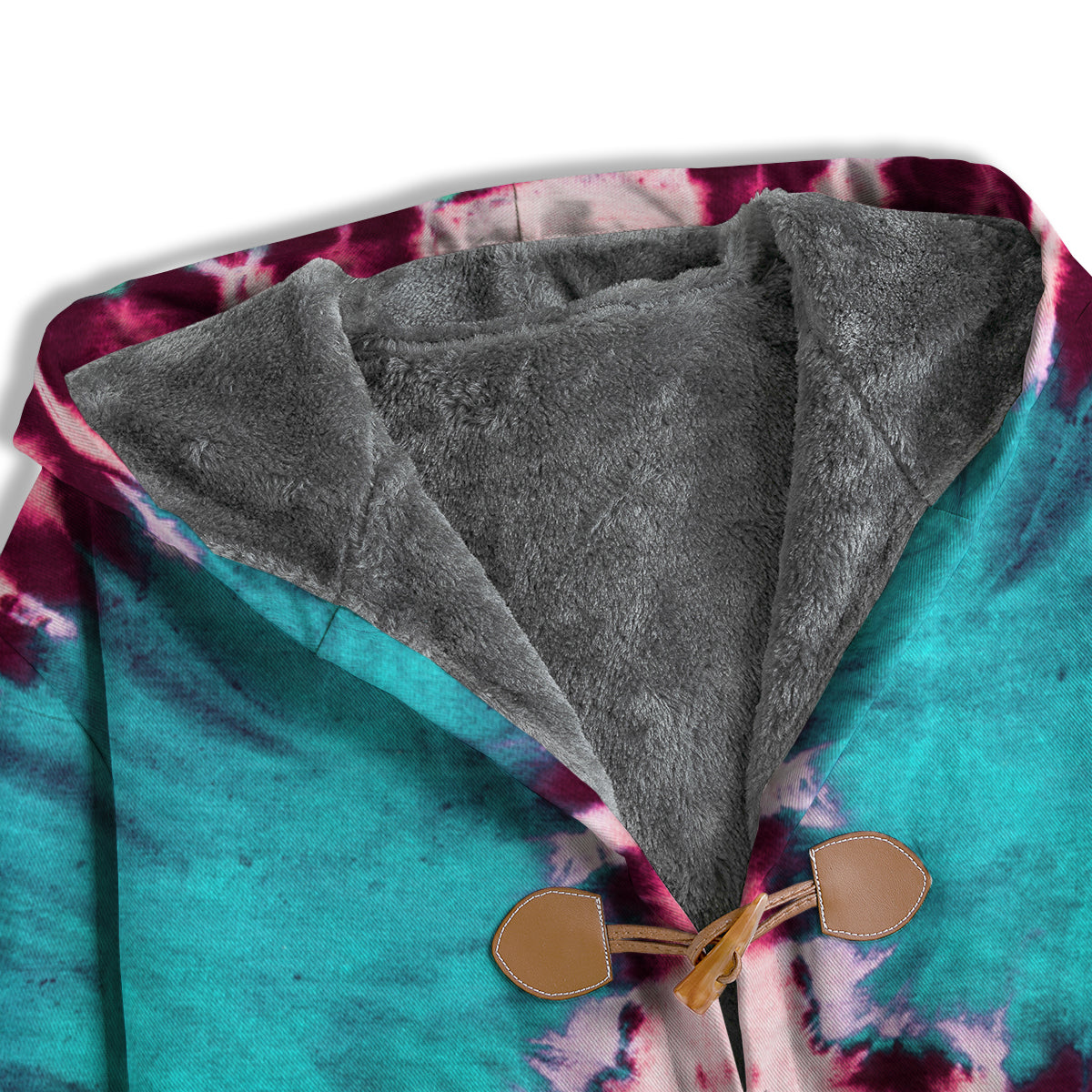 Tie Dye Peace Sign Print Men's Windbreaker Jacket-grizzshop