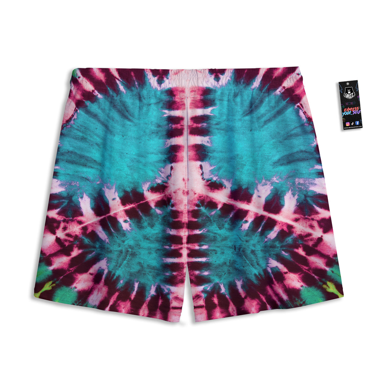 Tribal Elephant Indian Cute Print Mesh Shorts