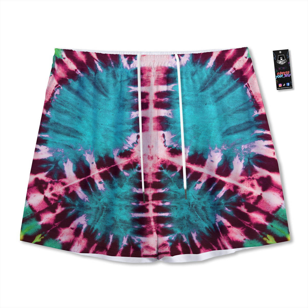 Tribal Elephant Indian Cute Print Mesh Shorts