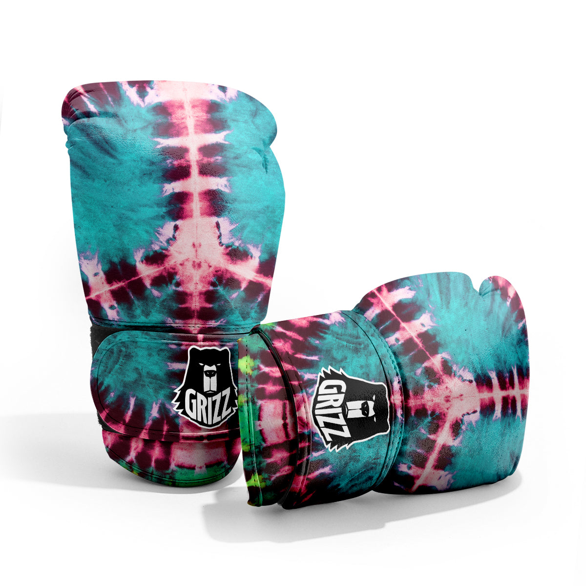 Tie Dye Peace Sign Print Pro Boxing Glove