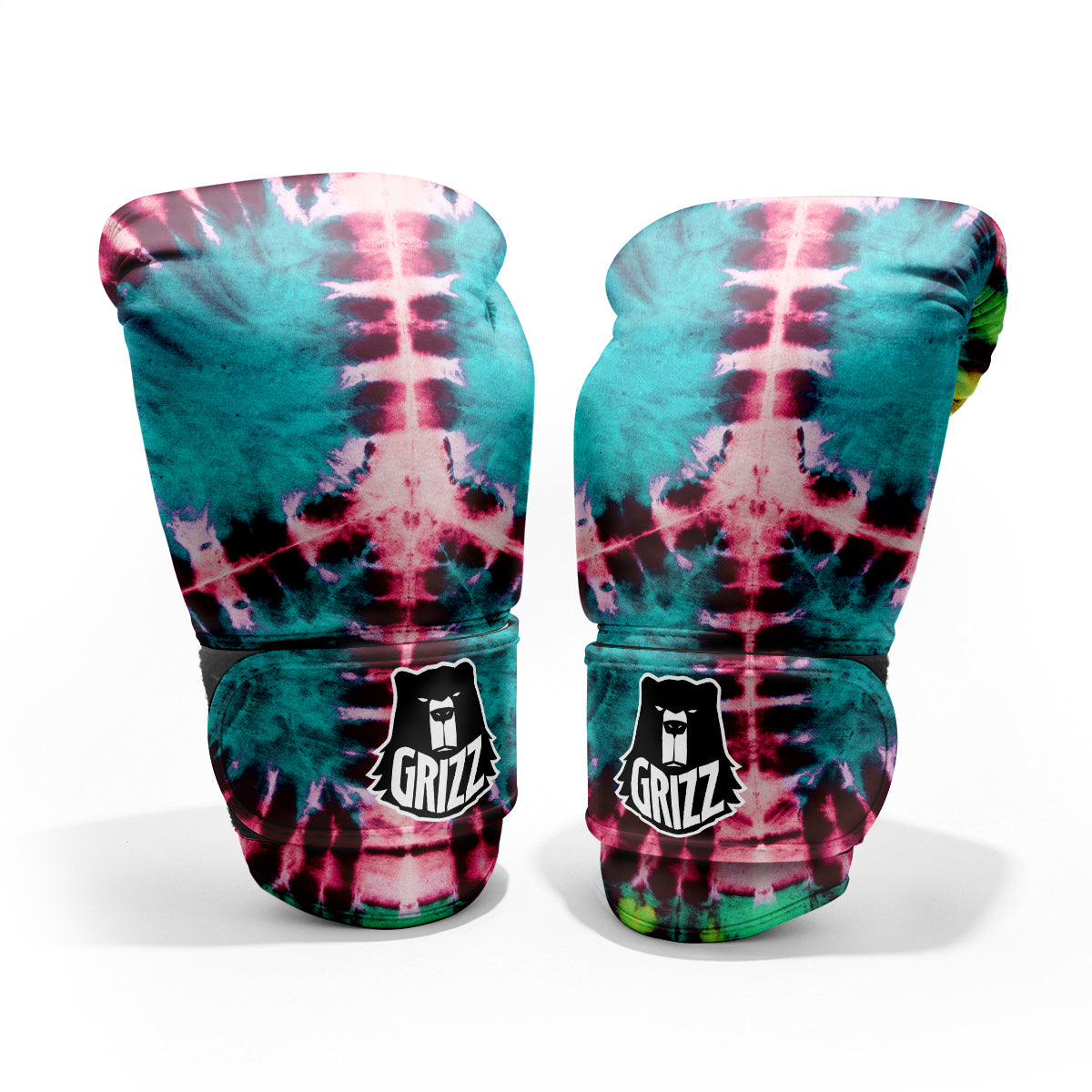 Tie Dye Peace Sign Print Pro Boxing Glove