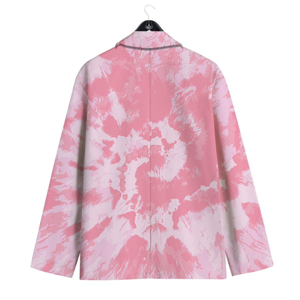 Tie Dye Pink Shibori Print Men's Sport Coat-grizzshop