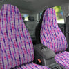 Tie Dye Purple Pink Print Pattern Car Seat Covers-grizzshop