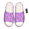 Tie Dye Purple Pink Print Pattern Sandals-grizzshop