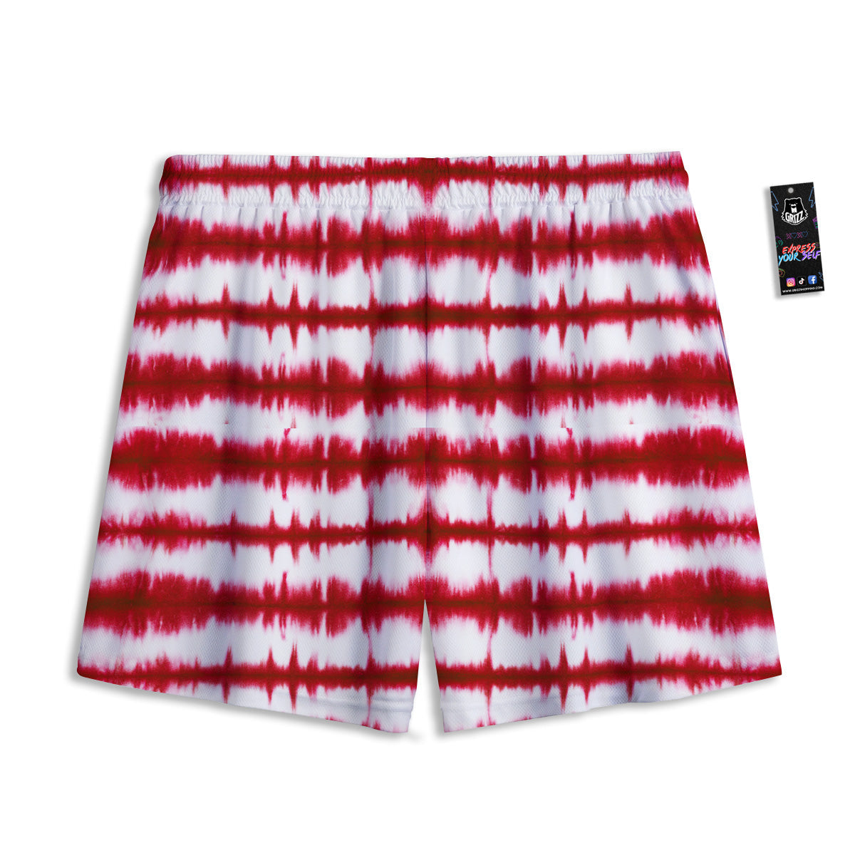 Trippy Ethnic Aztec Print Mesh Shorts