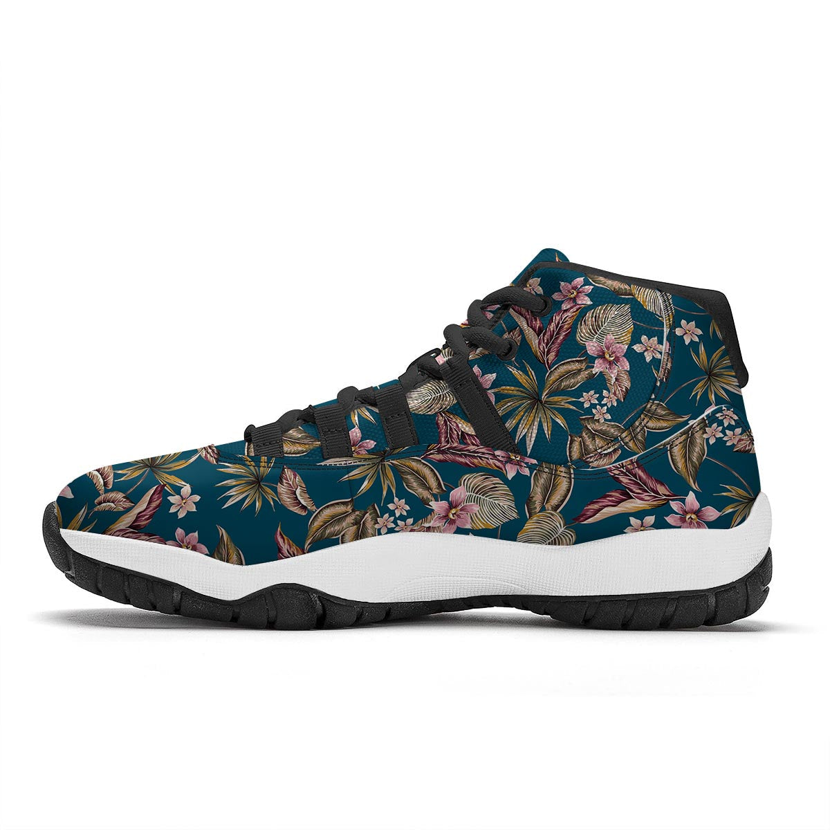 Tie Dye Shibori Pink Print Pattern Black Bball Shoes-grizzshop