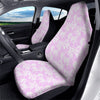 Tie Dye Shibori Pink Print Pattern Car Seat Covers-grizzshop