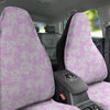 Tie Dye Shibori Pink Print Pattern Car Seat Covers-grizzshop