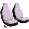 Tie Dye Shibori Pink Print Pattern Car Seat Covers-grizzshop