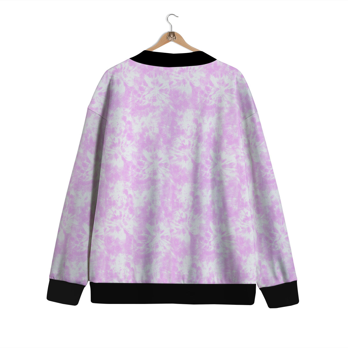 Tie Dye Shibori Pink Print Pattern Cardigan-grizzshop