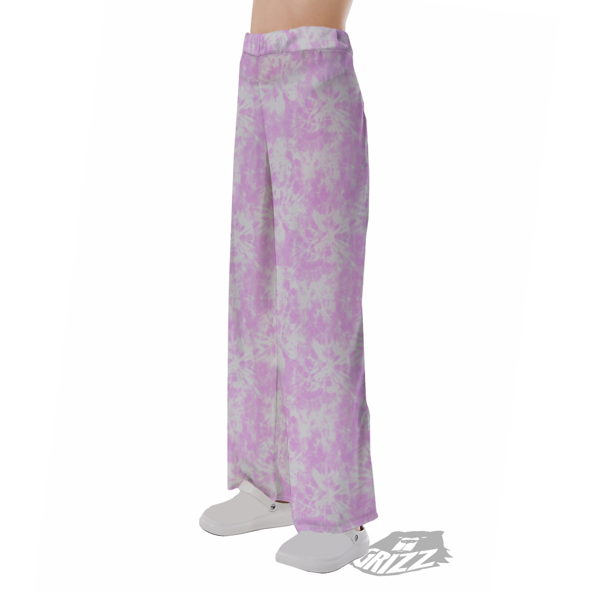 Tie Dye Shibori Pink Print Pattern Pajama Pants-grizzshop