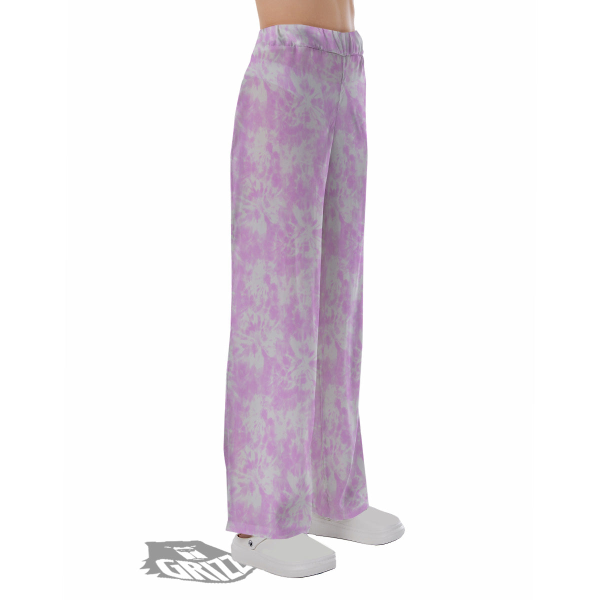 Tie Dye Shibori Pink Print Pattern Pajama Pants-grizzshop