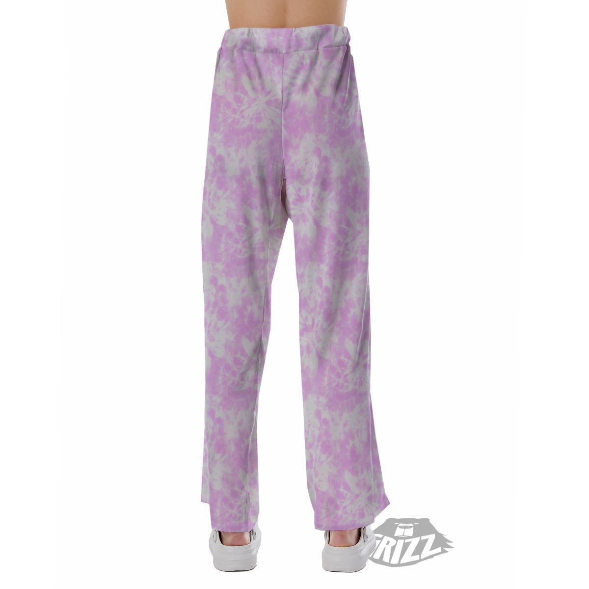Tie Dye Shibori Pink Print Pattern Pajama Pants-grizzshop