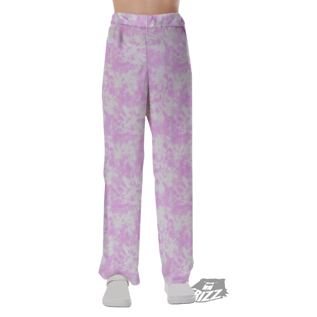 Tie Dye Shibori Pink Print Pattern Pajama Pants-grizzshop