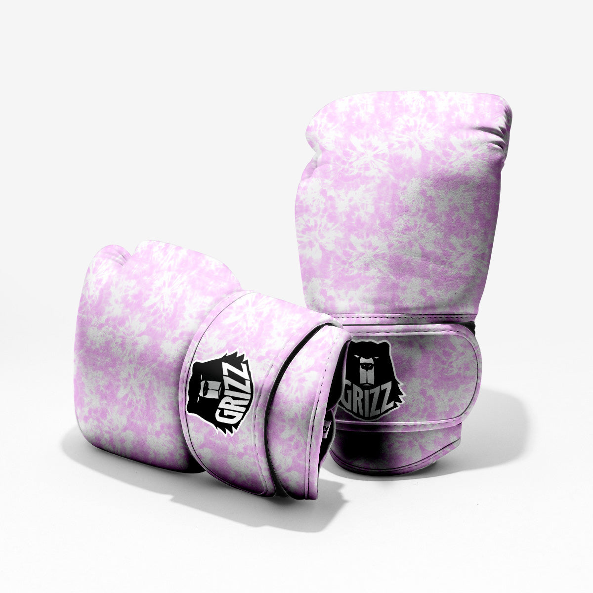 Tie Dye Shibori Pink Print Pattern Pro Boxing Glove