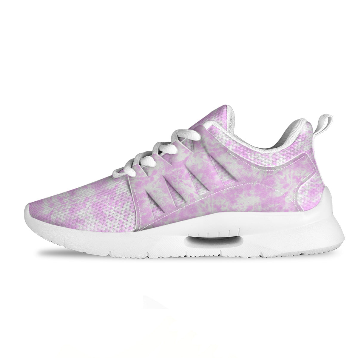 Tie Dye Shibori Pink Print Pattern Tennis Shoes-grizzshop