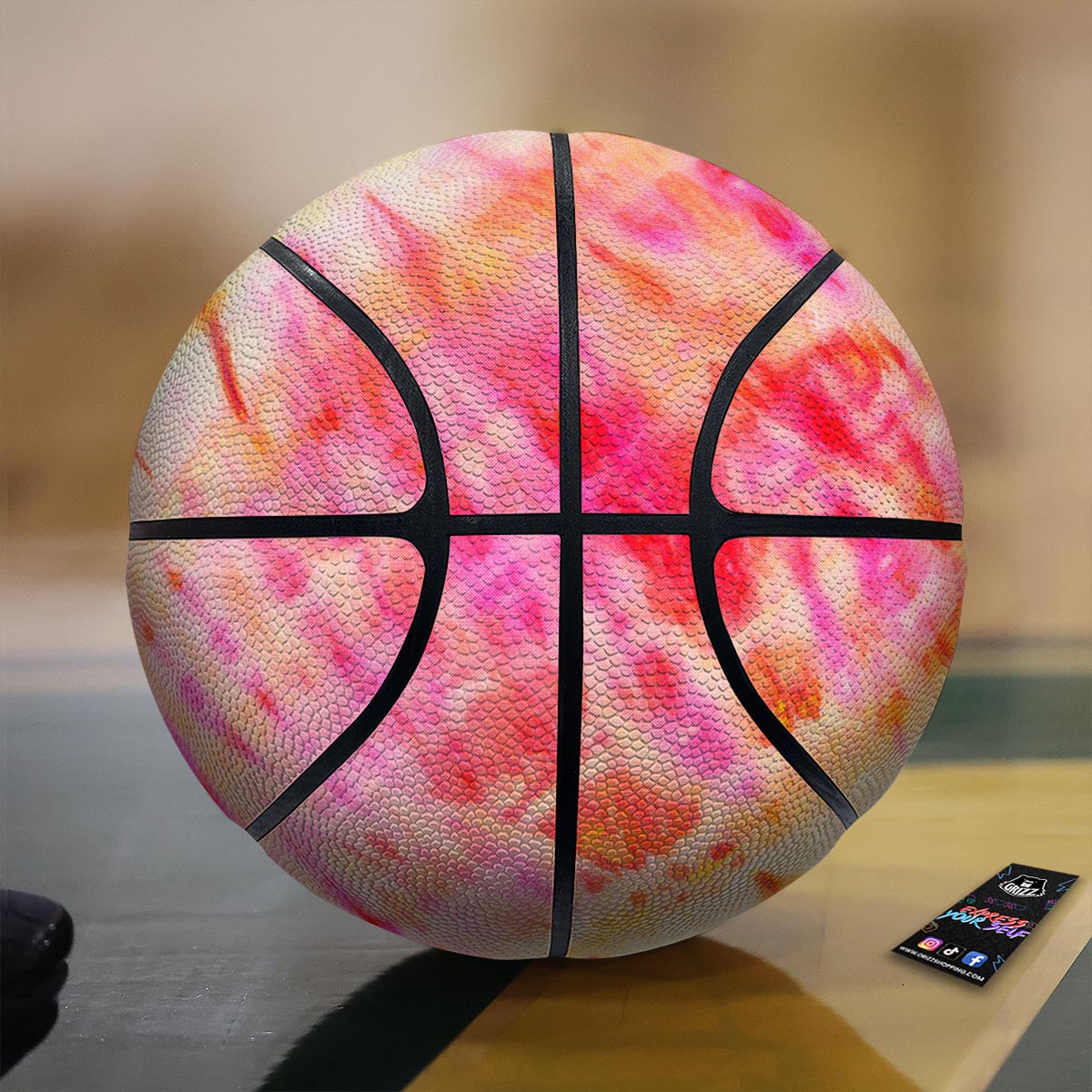 Tie Dye Summer Print Basketball