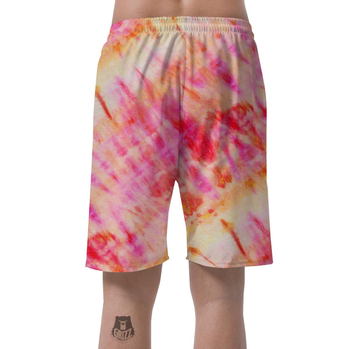 Tie Dye Summer Print Men's Shorts-grizzshop