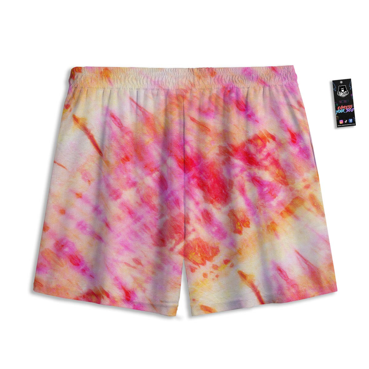 Tie Dye Summer Print Mesh Shorts