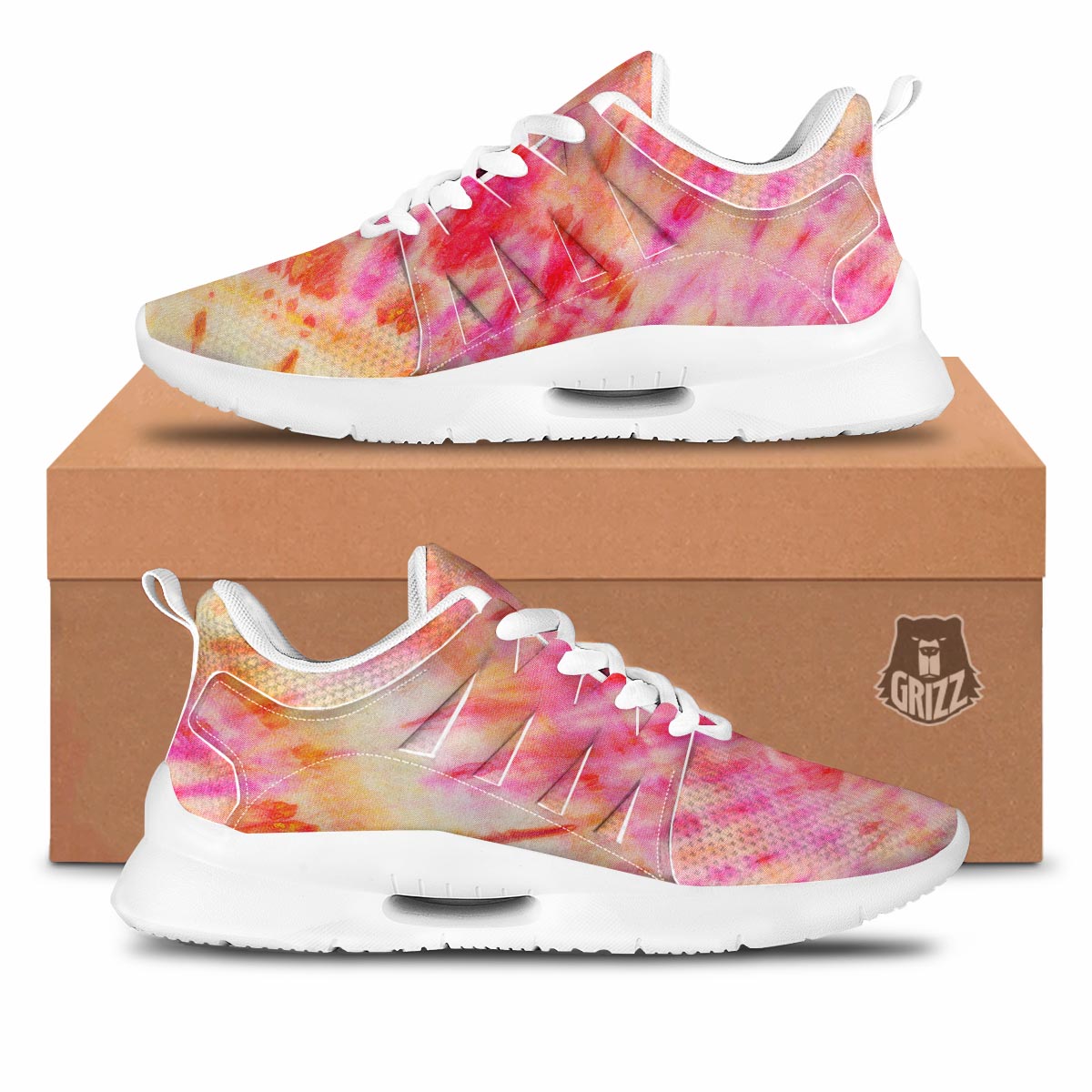 Tie Dye Summer Print Tennis Shoes-grizzshop