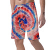 Tie Dye Swirl Batik Men's Shorts-grizzshop