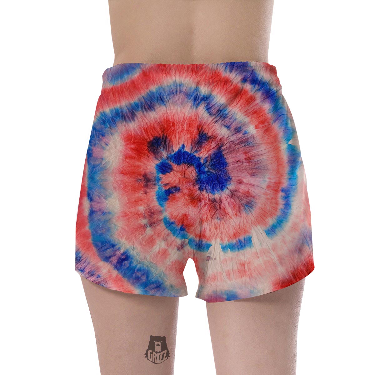 Tie Dye Swirl Batik Women's Shorts-grizzshop