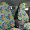 Tie Dye Swirl Colorful Print Pattern Car Seat Covers-grizzshop