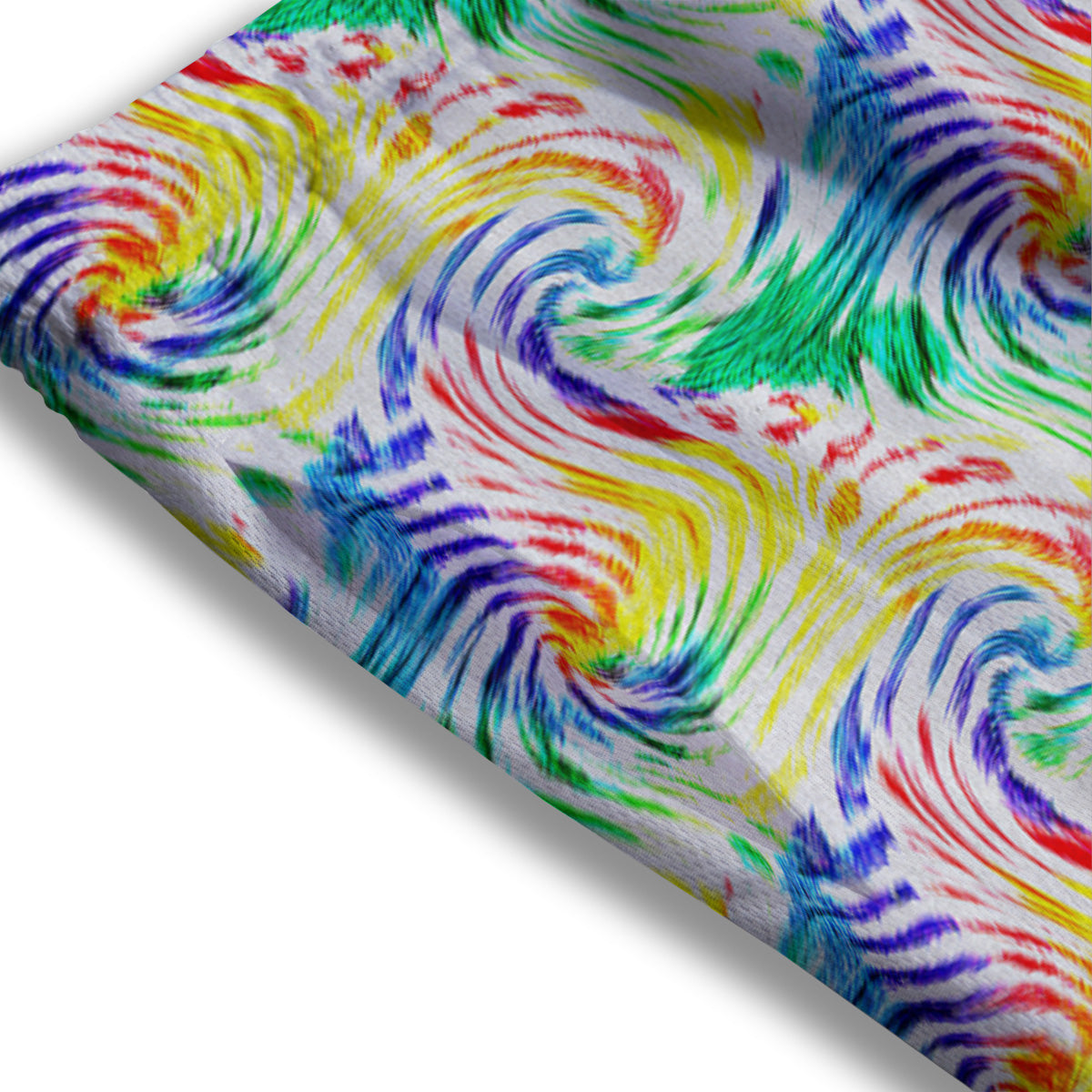 Trippy Psychedelic Dark Print Mesh Shorts