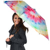 Tie Dye Swirl Print Umbrella-grizzshop