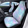 Tie Dye Teal And Pink Print Car Seat Covers-grizzshop