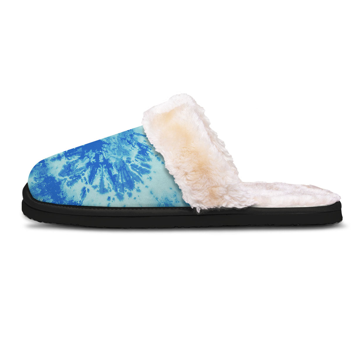 Tie Dye Turquoise Print Slippers-grizzshop