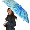 Tie Dye Turquoise Print Umbrella-grizzshop