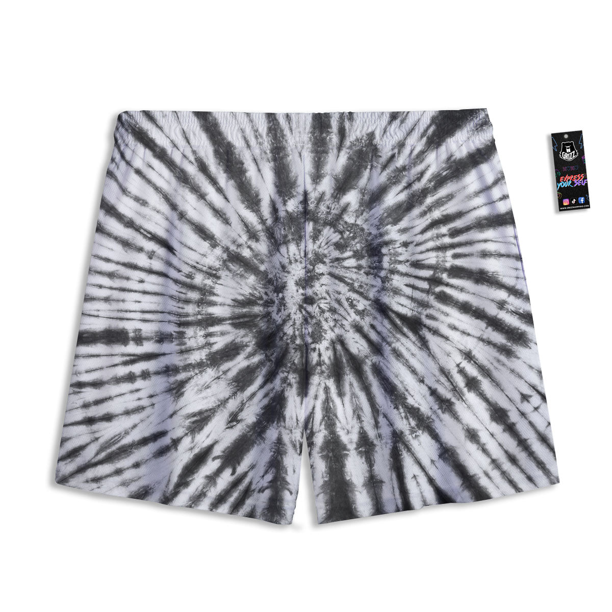Tattersall Dark Blue Print Pattern Mesh Shorts